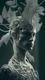 Placeholder: 3D render ultra detailed of a handsome male , from knee to head, biomechanical cyborg, analog, 35 mm lens, beautiful natural soft rim light, big leaves and stems, roots, fine foliage lace, colorful details, samourai, earring, heavely tattoed, intricate details, mesh wire, mandelbrot fractal, facial muscles, cable wires, microchip, badass, hyper realistic, ultra detailed, octane render, volumetric lighting, 8k post-production, red and white, detailled metalic bones, semi human