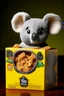 Placeholder: koala flavored cereal box