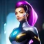 Placeholder: Ultra detailed fullbody Portrait in oil on canvas of overwatch character-SOMBRA with armor,extremely detailed digital painting,intense stare, extremely detailed face, crystal clear eyes, mystical colors ,perfectly centered image, perfect composition, rim light, beautiful lighting,masterpiece ,8k, stunning scene, raytracing, anatomically correct, in the style of Steve Jung and robert e howard and Wizyakuza and Ohrai Noriyoshi and Simon Bisley and uncannyknack and kilory.