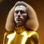 Placeholder: beautiful cosmic golden male, long hair, nice smiling, delicate colors, beautiful glamour galactic golden dress, ultra sharp focus, 8k, unreal engine 5, extremely sharp detail, light effect, soft light atmosphere of a spaceship, smooth, full of details, face in front, complete vision of face and body