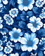 Placeholder: Seamless patterns, repeating steps pattern design, fabric art, flat illustration, vector, 4K, station art, line work, digital printing, highly detailed cleaning, vector image, photorealistic masterpiece, blue flower, watercolor, professional photography, white background, isometric, bright vector, dark background