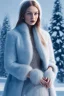 Placeholder: Wintertime Wonderland a Beautiful woman Hyperrealistic Digital Graphic in the Style of Jennifer Healy