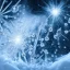 Placeholder: celestial, ice crystals, snow, icicles, reflections