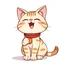 Placeholder: Meow sama cartoon