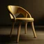 Placeholder: chair inspired by the rounded pasta concept