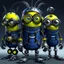 Placeholder: cyber punk meets minions from despicable minions