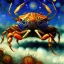 Placeholder: THE ATTACK OF THE GIANT MOSTER CRAB by van Gogh 8k