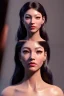 Placeholder: Female druid, Realistic image, natural waist up portrait, perfect eyes, glow, circle iris, eye liner, spray line make up, glow, gold. big rings piercing, vibrant color, highly detailed, art stations, concept art, smooth, unreal engine 5, god lights, ray tracing, RTX, lumen lighting, ultra detail, volumetric lighting, 3d, finely drawn, high definition, 4k.