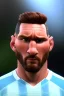 Placeholder: Realistic Messi Argentina soccer player Portrait, mid shot view, low view, 3d, photo studio, clean background, unreal engine 5, ray tracing, RTX, lumen lighting, ultra detail, volumetric lighting.