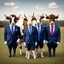 Placeholder: Cows Wearing Suits and Ties