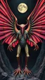 Placeholder: Winged Dingus in the style of Giger and Escher in Magnificient Colors