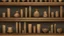 Placeholder: ancient scrolls on shelves