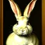 Placeholder: portrait of a rabbit by Diego Velázquez style