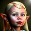 Placeholder: Galadriel toddler, full body, dramatic lighting, hyper realistic