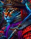 Placeholder: Leopard Samurai intricate oil painting hyper-detailed 8k