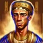 Placeholder: young egyptian nobleman with sharp features industrial era