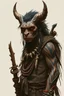 Placeholder: beast Primitive, rugged features, with ritualistic tattoos, markings, or natural adornments like bone or wood. They could have versions of animal-like traits or clothing made from intergalactic resources.