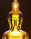 Placeholder: translucent Buddha glass alabaster sculpture, backlight, very emotional, welcoming, love, luminescence, sculpture, photograph, studio lighting, product photography, figurine, unreal engine, cryengine, ambient occlusion