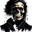 Placeholder: grimdark zombie, skull silhouette double exposure, illustration by Simon Bisley