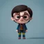 Placeholder: tiny cute {harry potter} toy, standing character, soft smooth lighting, soft pastel colors, skottie young, 3d blender render, polycount, modular constructivism, pop surrealism, physically based rendering, square image