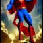 Placeholder: Superman T-posing on Jesus Christ