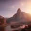 Placeholder: Petra, Ürdün, sunset, fantasy art, flying birds, springs, landscape, beautiful, realistic, hyper detailed, unreal engine 5, octane render