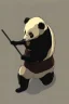 Placeholder: Panda in samurai armour