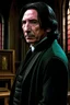 Placeholder: I want a picture that 's more realistic , more Professor Snape , with a high level of horror , and I want Hogwarts behind him , and I want Snape a little younger .