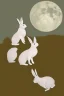 Placeholder: Two rabbits in the moon