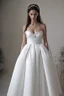 Placeholder: white greek wedding dress Photorealistic