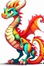 Placeholder: Cartoon style dragon female