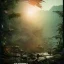 Placeholder: vietnam war. jungle. poster. bokeh. lens flare. warm lights. high detailed