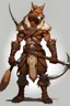 Placeholder: brown fox humanoid barbarian dnd