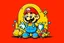 Placeholder: SUPER MARIO theme simple 3 colours