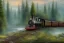 Placeholder: STEAM TRAIN WESTERN bridge FOREST