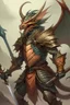 Placeholder: A dragonid warrior