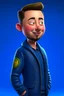 Placeholder: Elon Musk in playtoon style, Pixar render