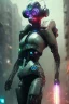 Placeholder: portrait post-apocalyptic robots in a cyberpunk city, realistic, intriacte detail, sci-fi fantasy style, volumetric lighting, particales,highly detailed,cinamatic, deep colours,