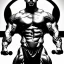 Placeholder: ancient bodybuilding god