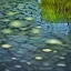 Placeholder: Reflection of plants in pool of water, nature photography, calm, Zen, soft lighting, beautiful, award winning landscape photography