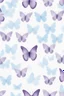 Placeholder: Lavender and light blue butterflies and bubbles in the snow