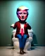 Placeholder: Donald Trump sitting in toilet scene, pants down, realistic image, hooper style, casual, concept art, smooth, unreal engine 5, god lights, ray tracing, RTX, lumen lighting, ultra detail, volumetric lighting, 3d.