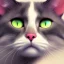 Placeholder: Cat, black, hyperrealism, masterpiece, expert, 8K, sharp focus, cinematic lighting, pink, green, blue