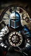 Placeholder: A photo blending a medieval knight's armor with mysterious symbols, symbolizing the enigmatic legends and enduring legacy of the Knights Templar