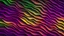 Placeholder: Red yellow green purple color gradient wave background on black, grainy texture effect, copy space