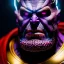 Placeholder: Ultra detailed fullbody Portrait in oil on canvas of Thanos fusion with Thor with Armor,intense stare,extremely detailed digital painting, extremely detailed face,crystal clear Big eyes, mystical colors ,perfectly centered image, perfect composition, rim light, beautiful lighting,masterpiece,8k, stunning scene, raytracing, anatomically correct, in the style of robert e howard and Ken Kelley and Ohrai Noriyoshi and Simon Bisley and tomzj1