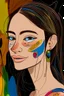 Placeholder: expressionism, Pixar style, in abstract art Basquiat, Picasso, Miro, Kandinsky, Klee, Birell, Fairey, Ardon, Buffet and Picasso style, HD --s 750 --v 5.1 --style raw, water color, black background
