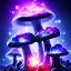 Placeholder: Spherical Frost metal magic armoured lightning glowing Mycelium MUSHROOM stars galaxy SPACE lANDSCAPE BURNING IN BLUE FLAMES hellfire abyss math chaos vivid cell