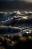 Placeholder: waves like birds,shot on Hasselblad h6d-400c, zeiss prime lens, bokeh like f/0.8, tilt-shift lens 8k, high detail, smooth render, down-light, unreal engine, prize winning