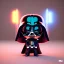 Placeholder: tiny cute {Darth Vader} toy, standing character, soft smooth lighting, soft pastel colors, skottie young, 3d blender render, polycount, modular constructivism, pop surrealism, physically based rendering, square image